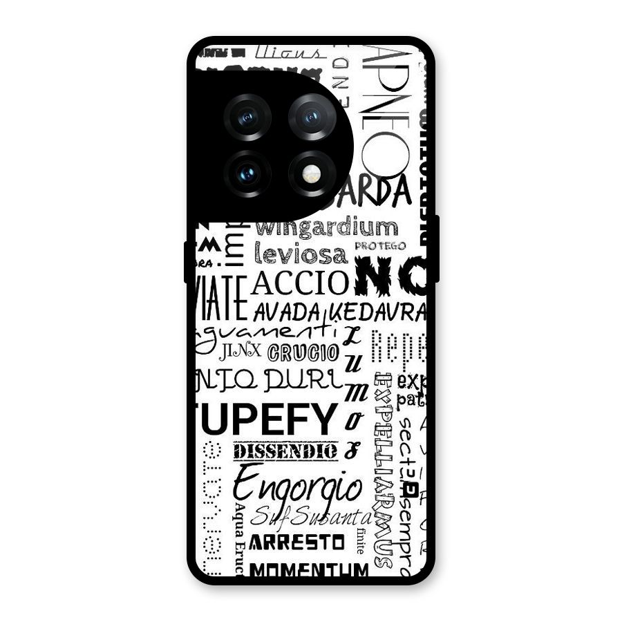 Stupefy Glass Back Case for OnePlus 11