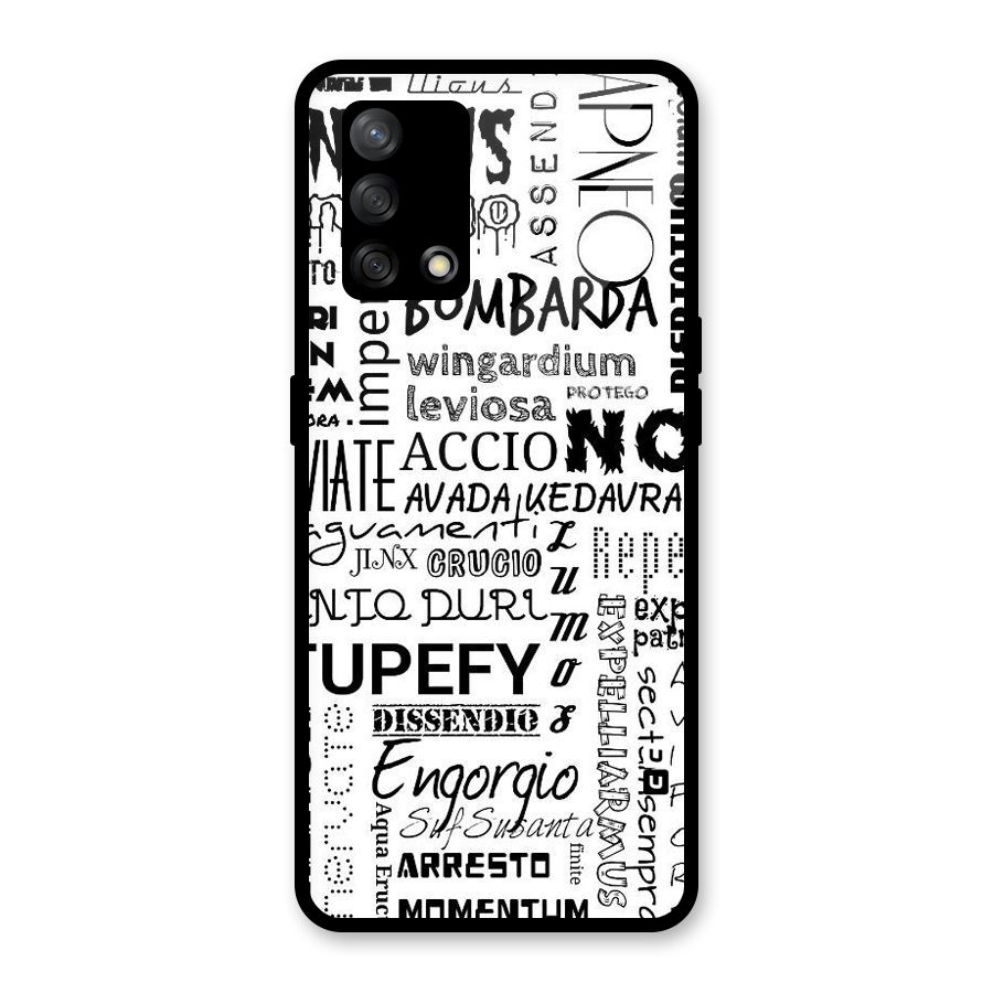 Stupefy Glass Back Case for Oppo F19