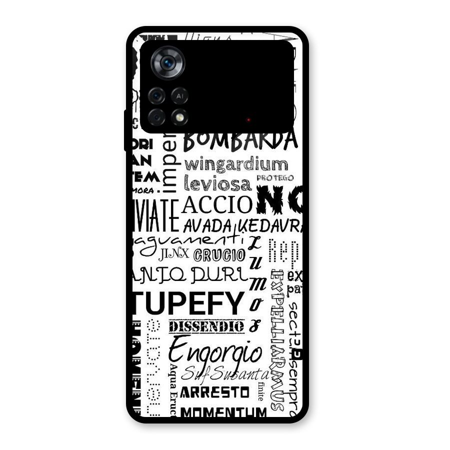 Stupefy Glass Back Case for Poco X4 Pro 5G
