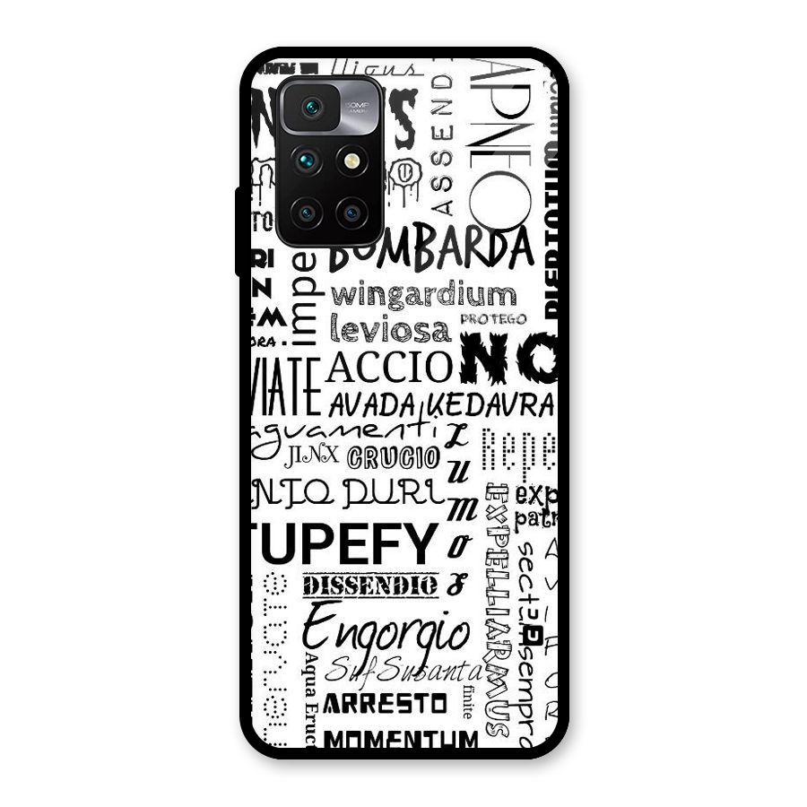 Stupefy Glass Back Case for Redmi 10 Prime