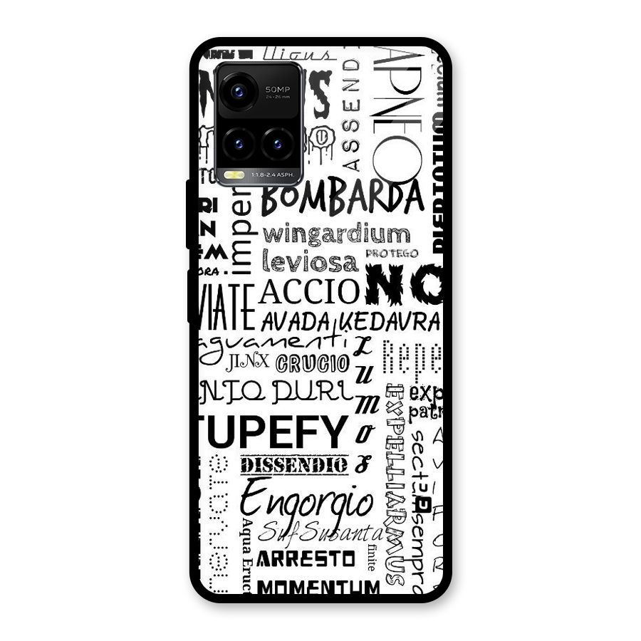Stupefy Glass Back Case for Vivo Y21T
