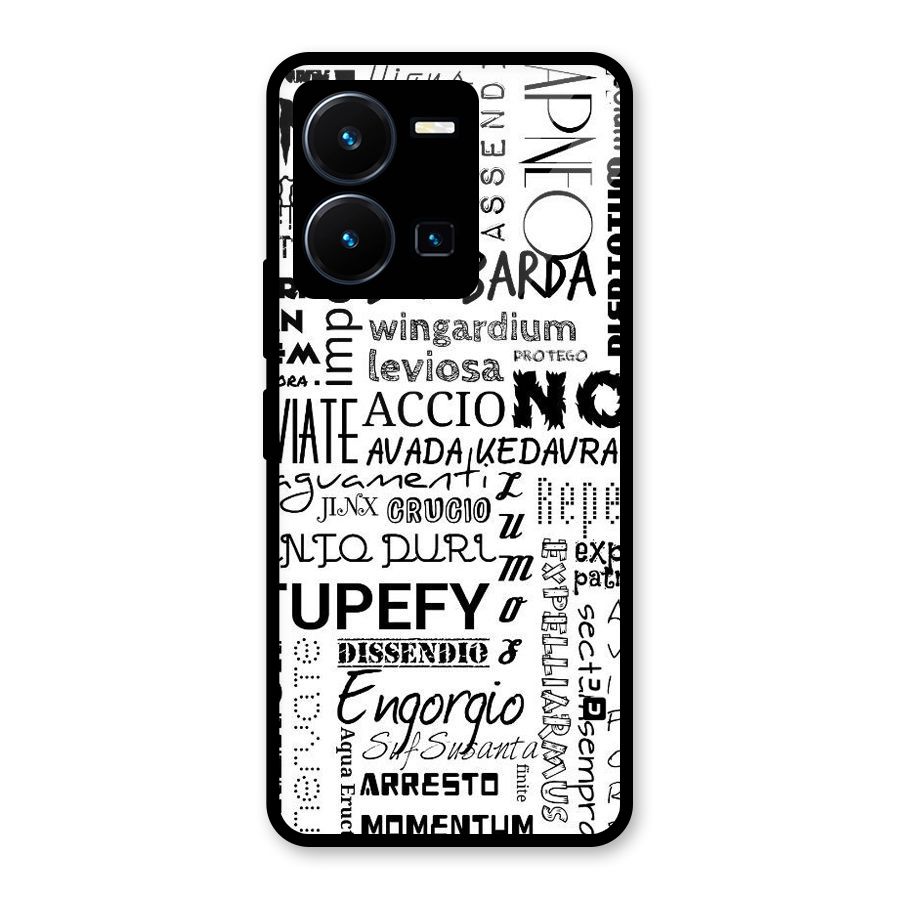 Stupefy Glass Back Case for Vivo Y35