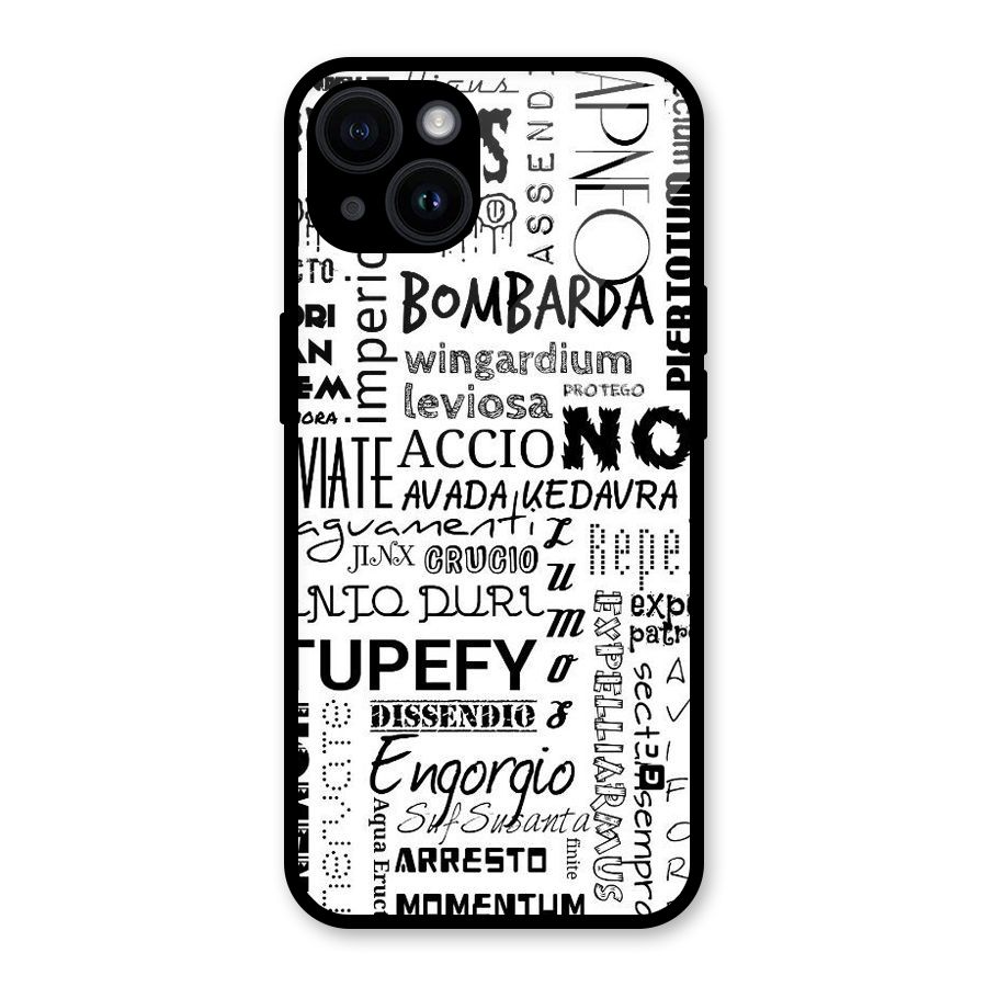 Stupefy Glass Back Case for iPhone 14