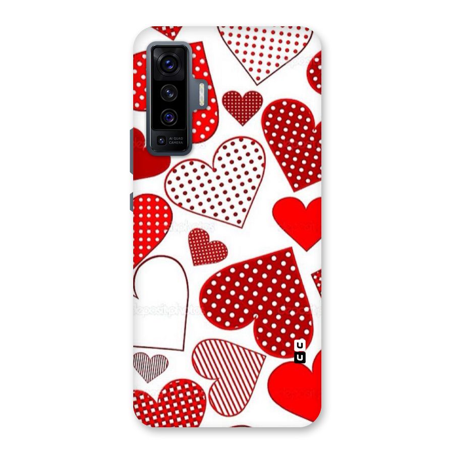 Style Hearts Back Case for Vivo X50