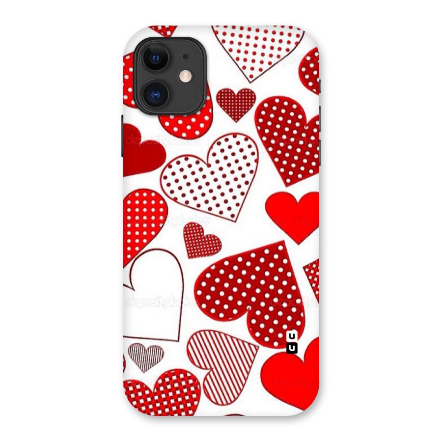Style Hearts Back Case for iPhone 11