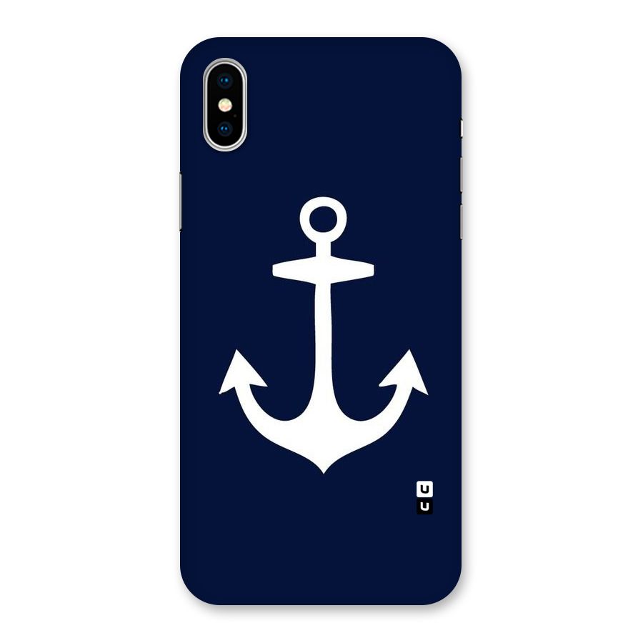 Stylish Anchor Design Back Case for iPhone X