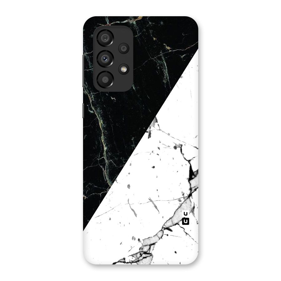 Stylish Diagonal Marble Back Case for Galaxy A33 5G