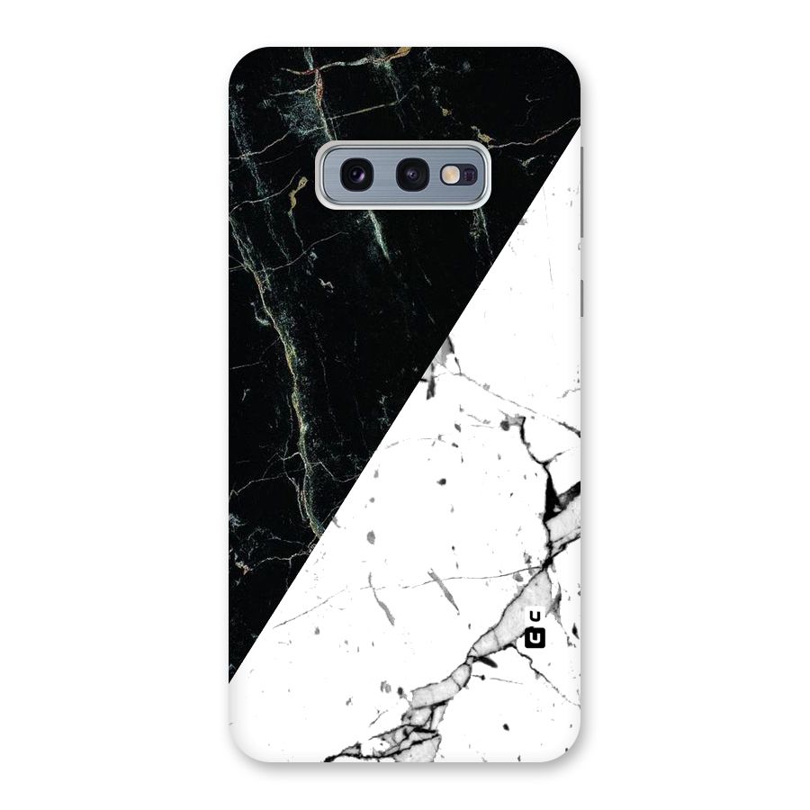 Stylish Diagonal Marble Back Case for Galaxy S10e