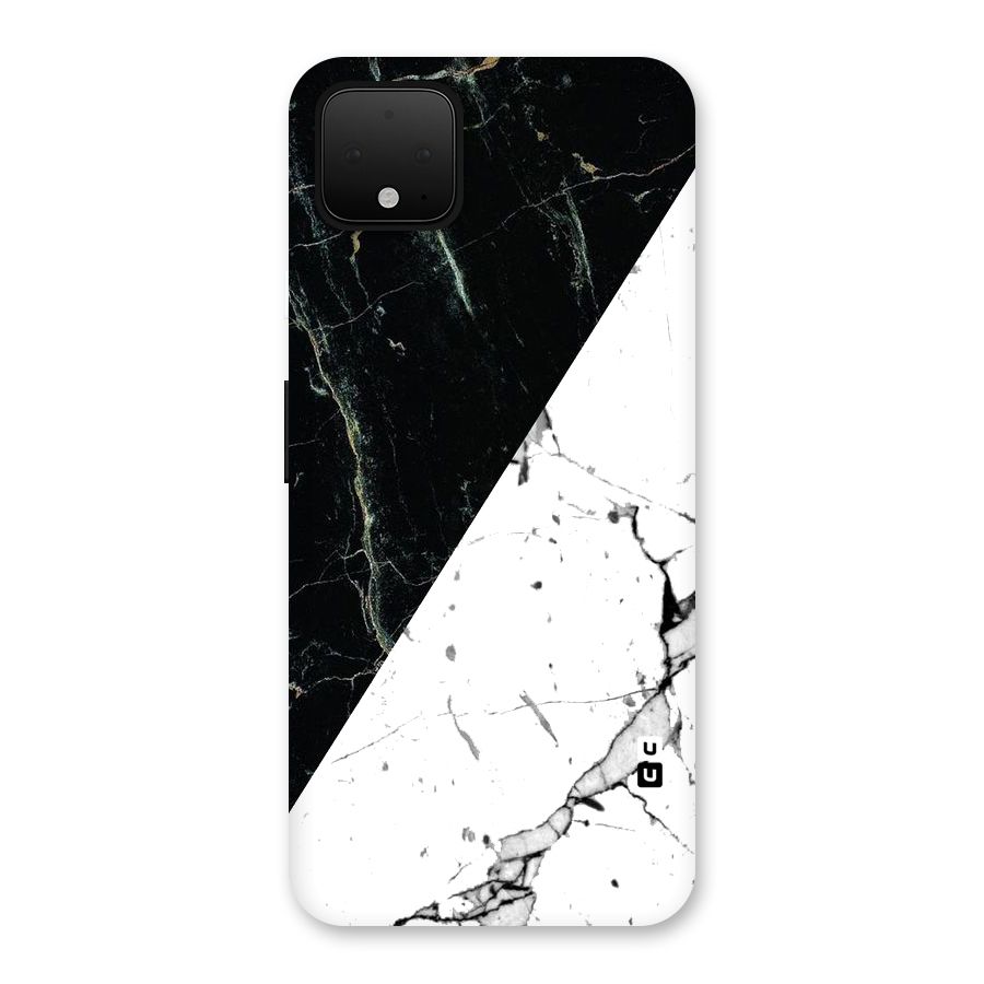 Stylish Diagonal Marble Back Case for Google Pixel 4 XL