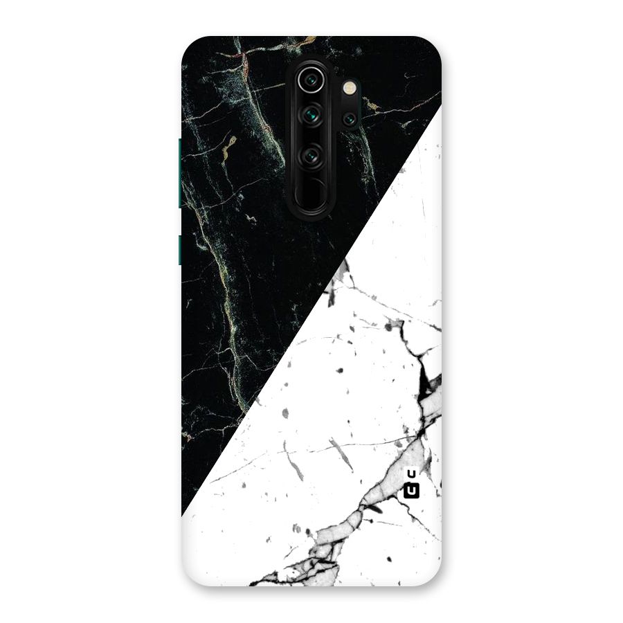 Stylish Diagonal Marble Back Case for Redmi Note 8 Pro