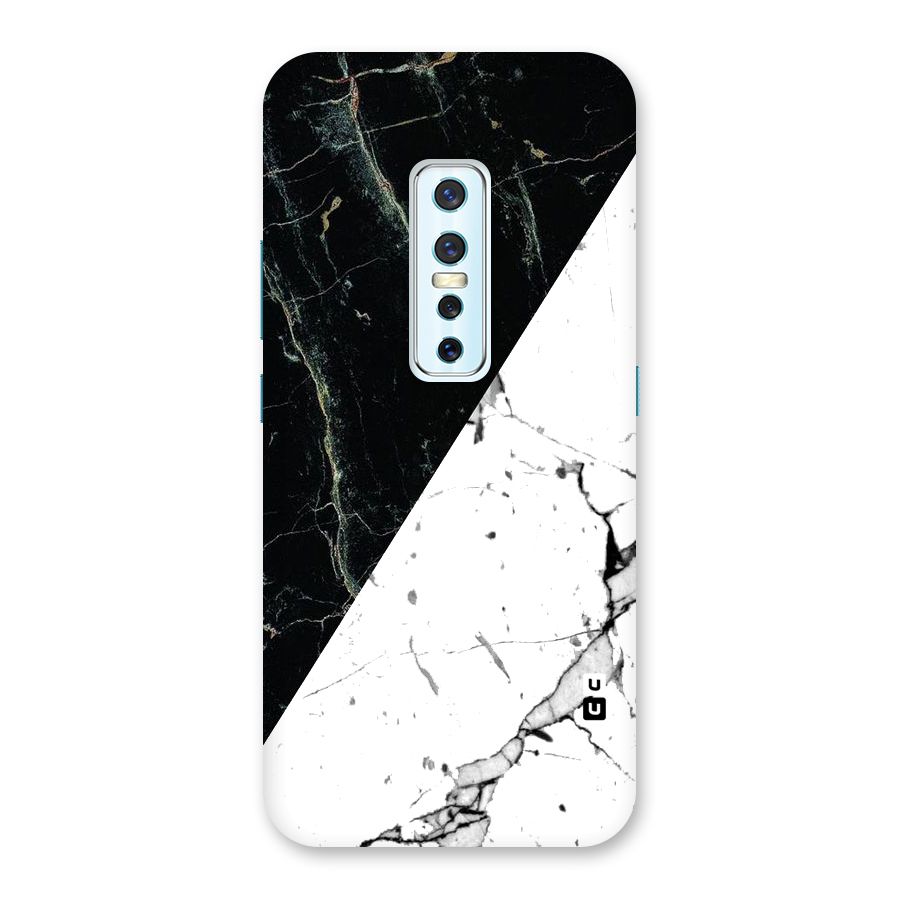 Stylish Diagonal Marble Back Case for Vivo V17 Pro