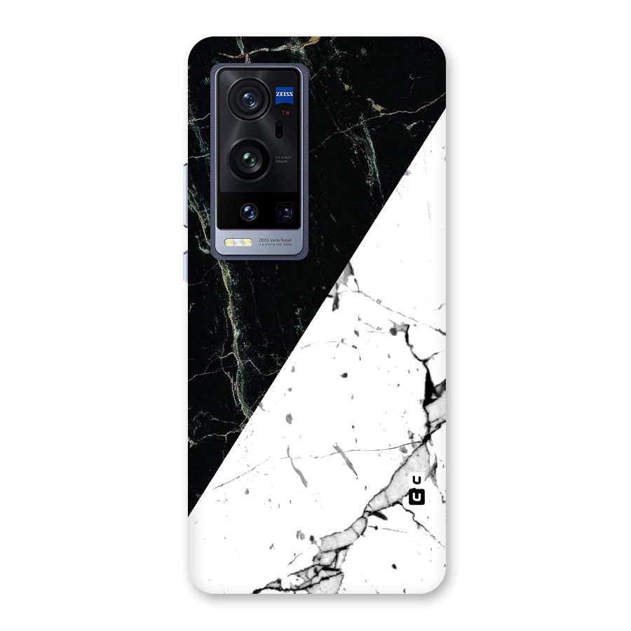 Stylish Diagonal Marble Back Case for Vivo X60 Pro Plus