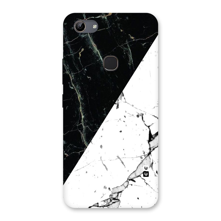 Stylish Diagonal Marble Back Case for Vivo Y81