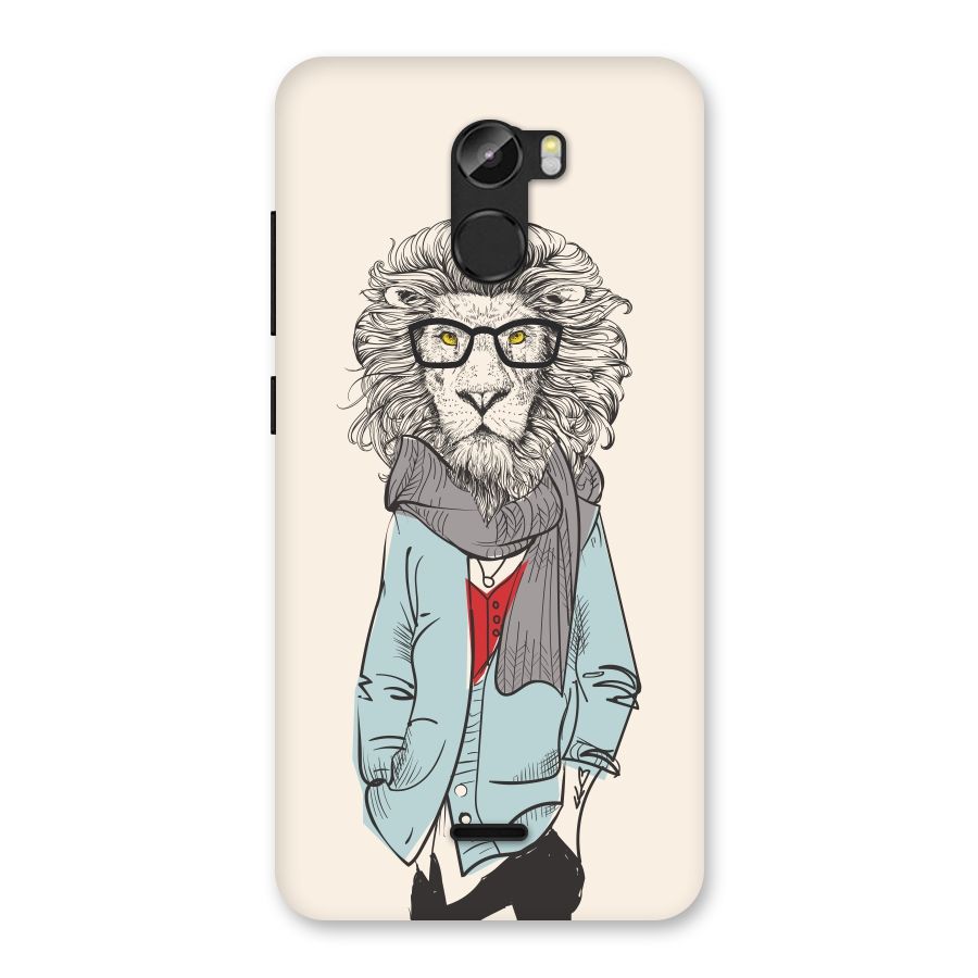 Stylish Lion Back Case for Gionee X1