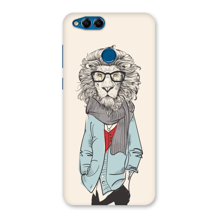 Stylish Lion Back Case for Honor 7X