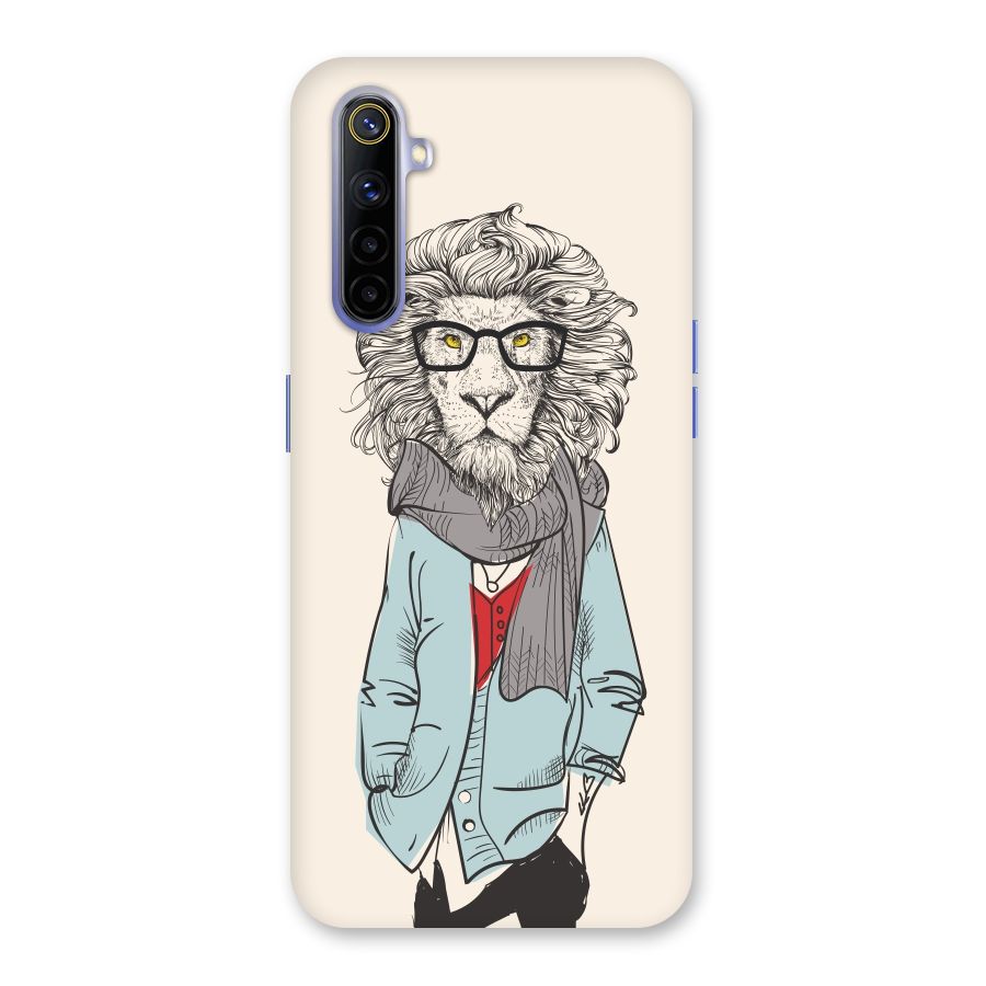 Stylish Lion Back Case for Realme 6