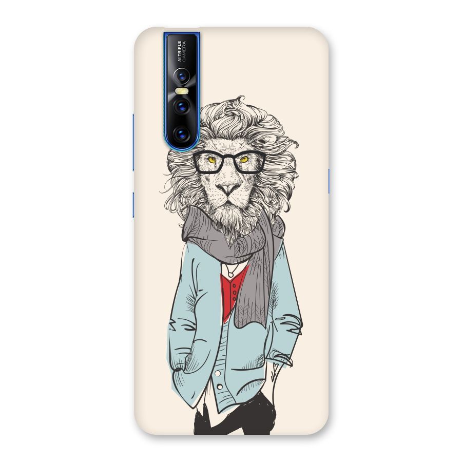 Stylish Lion Back Case for Vivo V15 Pro