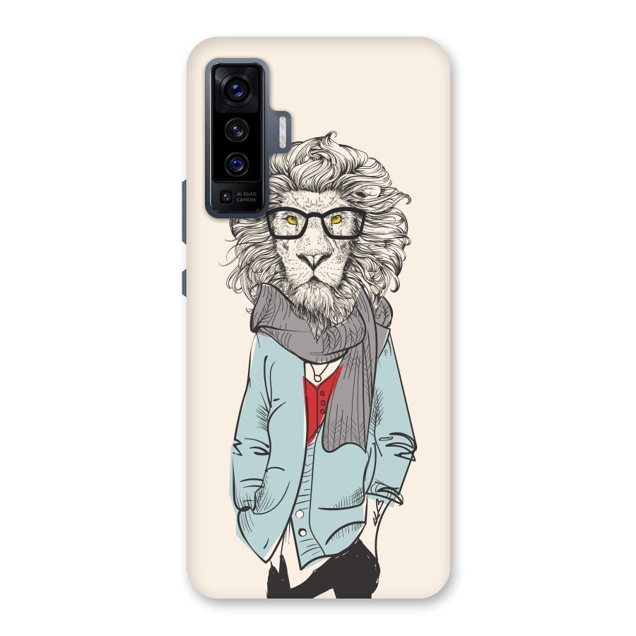 Stylish Lion Back Case for Vivo X50