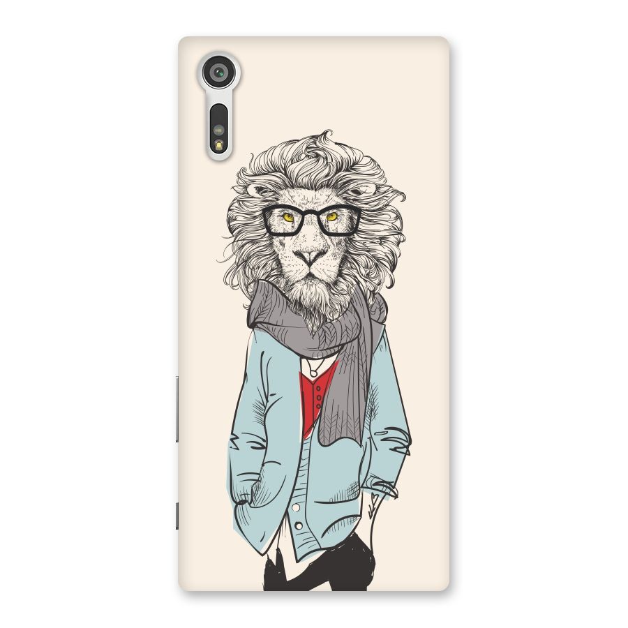 Stylish Lion Back Case for Xperia XZ