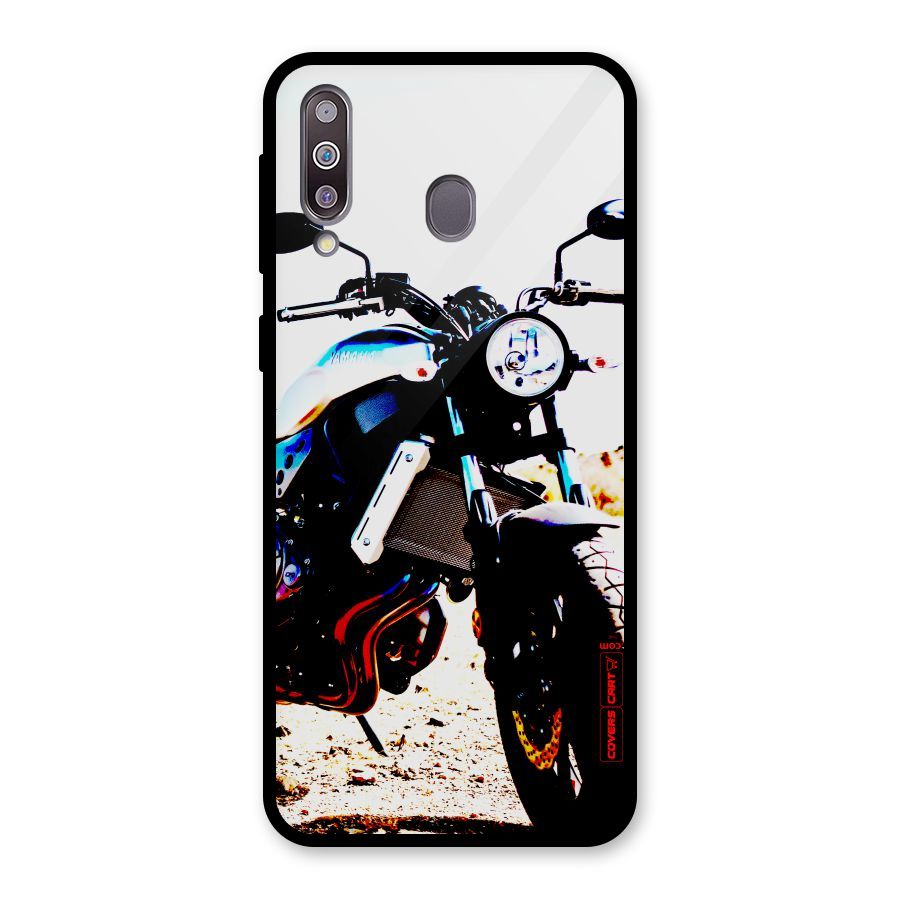 Stylish Ride Extreme Glass Back Case for Galaxy M30