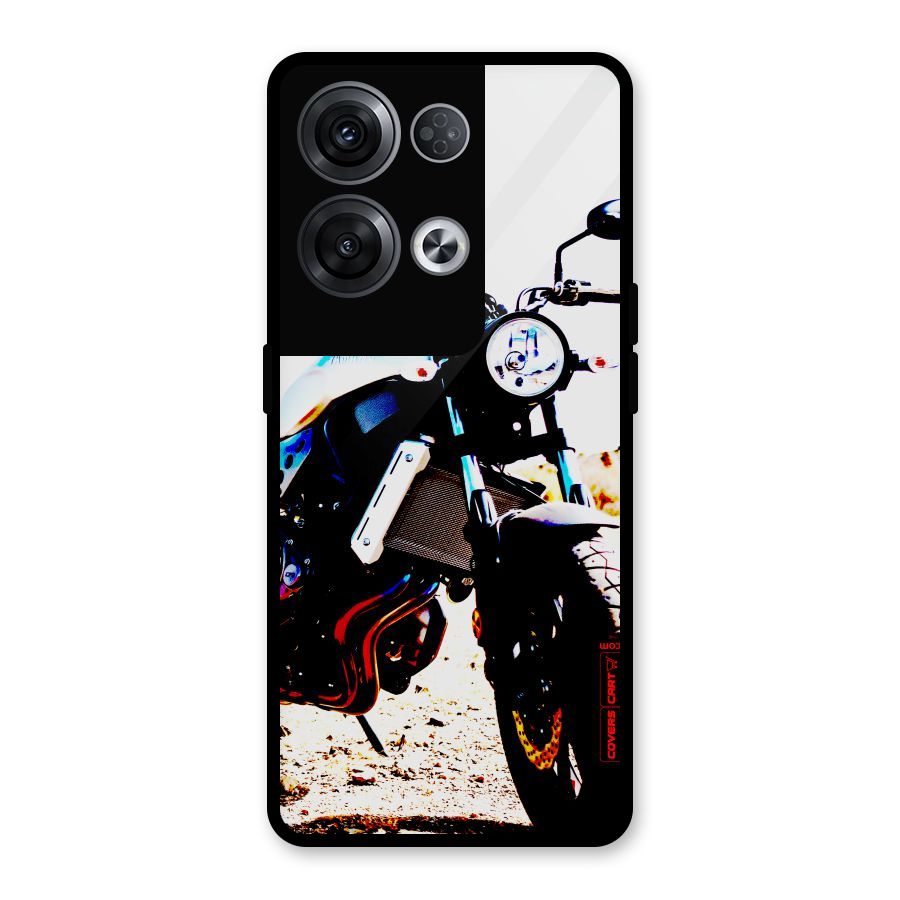Stylish Ride Extreme Glass Back Case for Oppo Reno8 Pro 5G