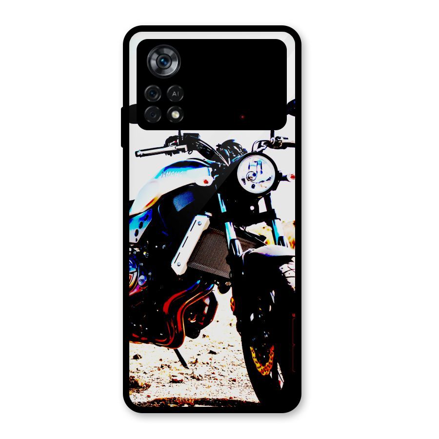 Stylish Ride Extreme Glass Back Case for Poco X4 Pro 5G