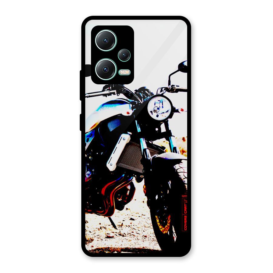Stylish Ride Extreme Glass Back Case for Redmi Note 12 5G
