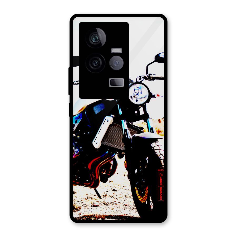 Stylish Ride Extreme Glass Back Case for Vivo iQOO 11 5G