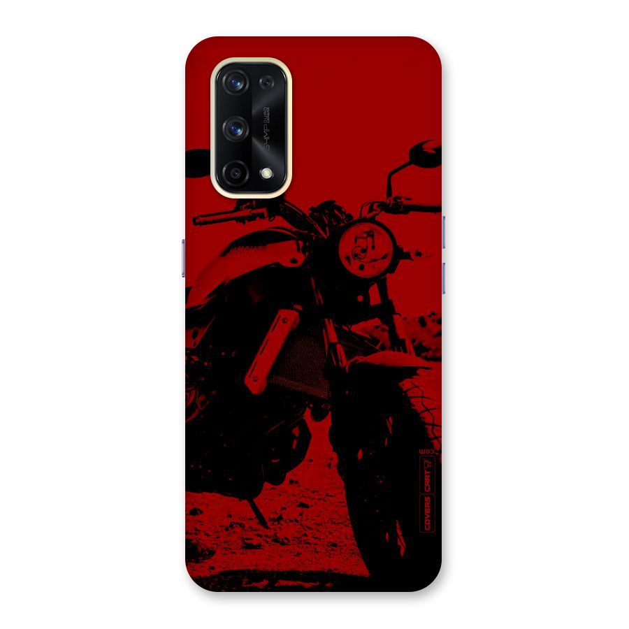 Stylish Ride Red Glass Back Case for Realme X7 Pro