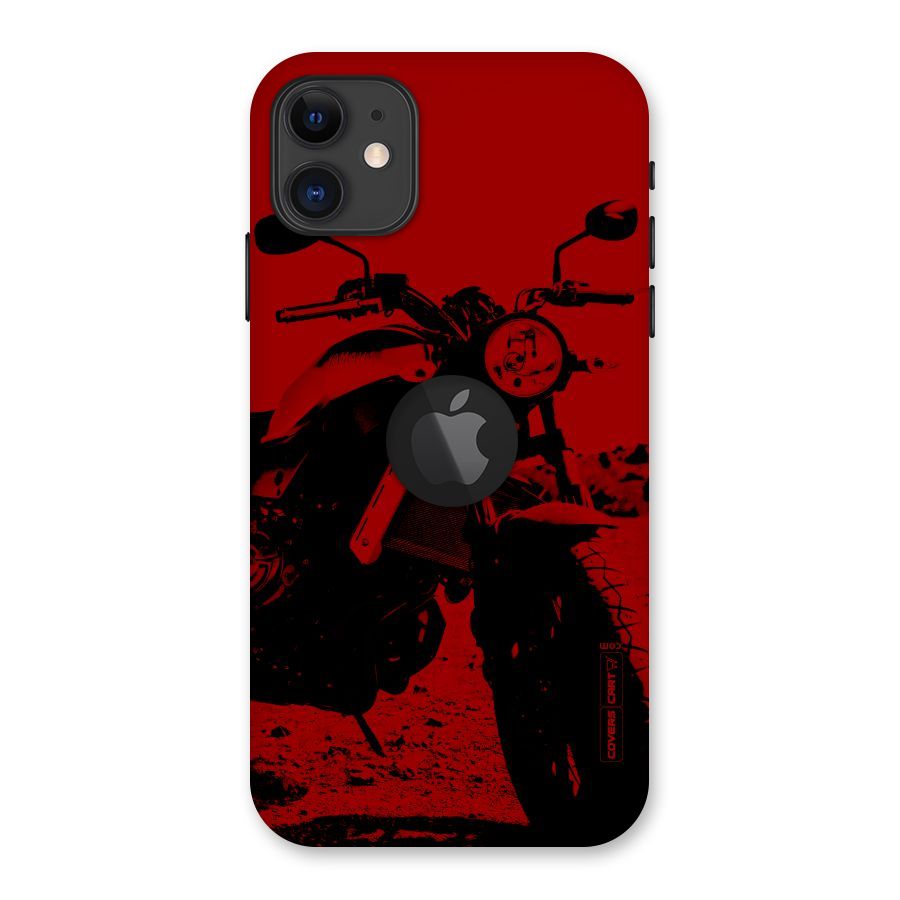 Stylish Ride Red Back Case for iPhone 11 Logo Cut