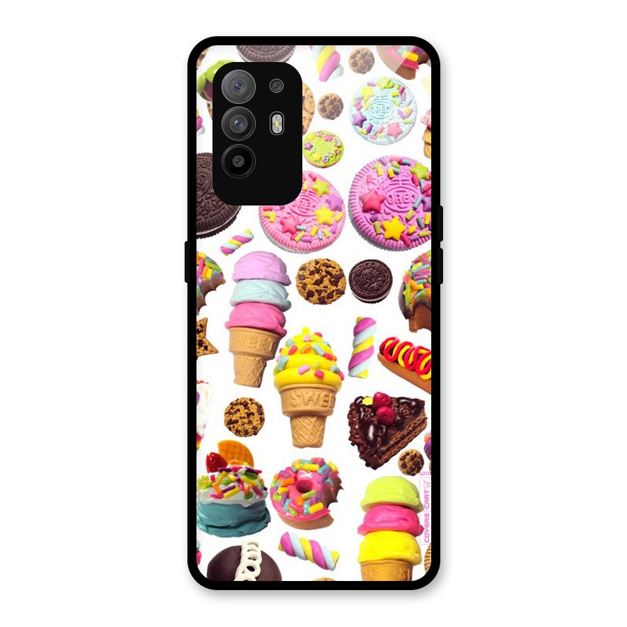 Sugar Rush Glass Back Case for Oppo F19 Pro Plus 5G