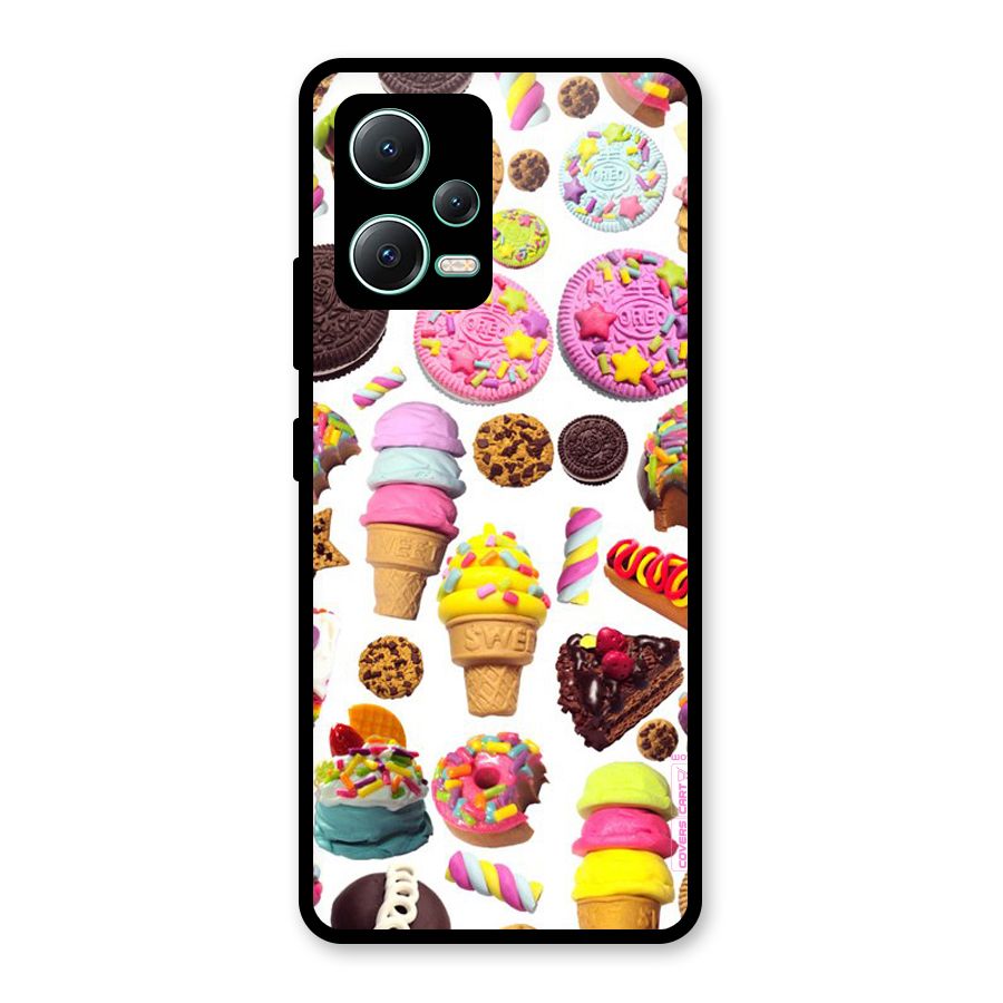 Sugar Rush Glass Back Case for Redmi Note 12 5G