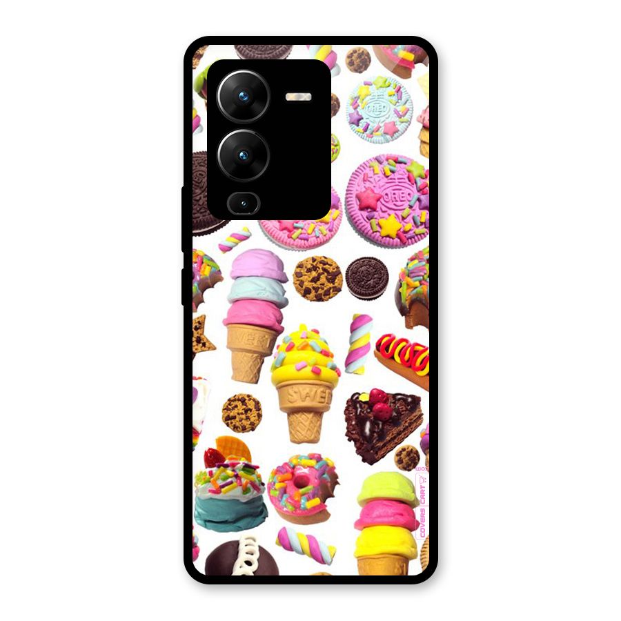 Sugar Rush Glass Back Case for Vivo V25 Pro