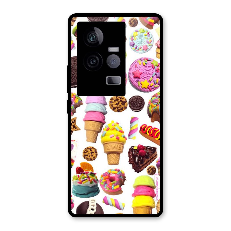 Sugar Rush Glass Back Case for Vivo iQOO 11 5G