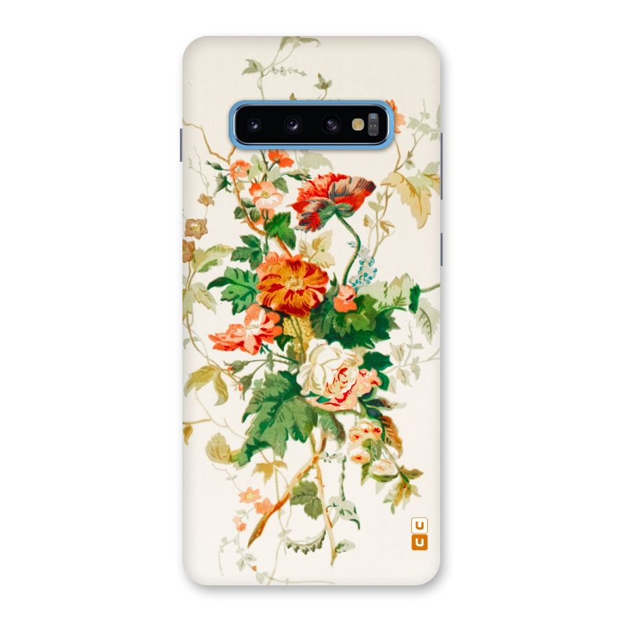 Summer Floral Back Case for Galaxy S10 Plus