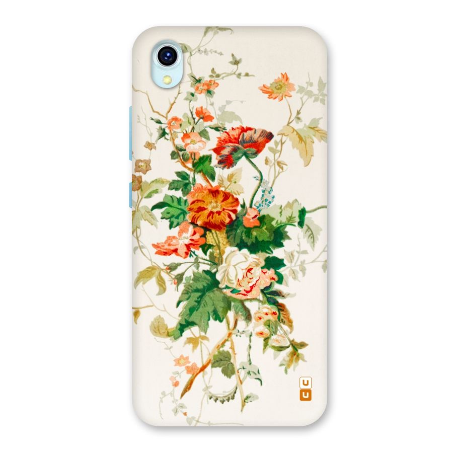 Summer Floral Back Case for Vivo Y1s