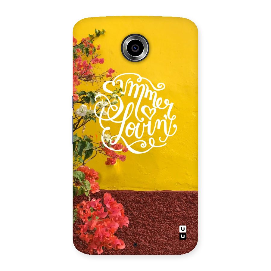Summer Lovin Back Case for Nexsus 6