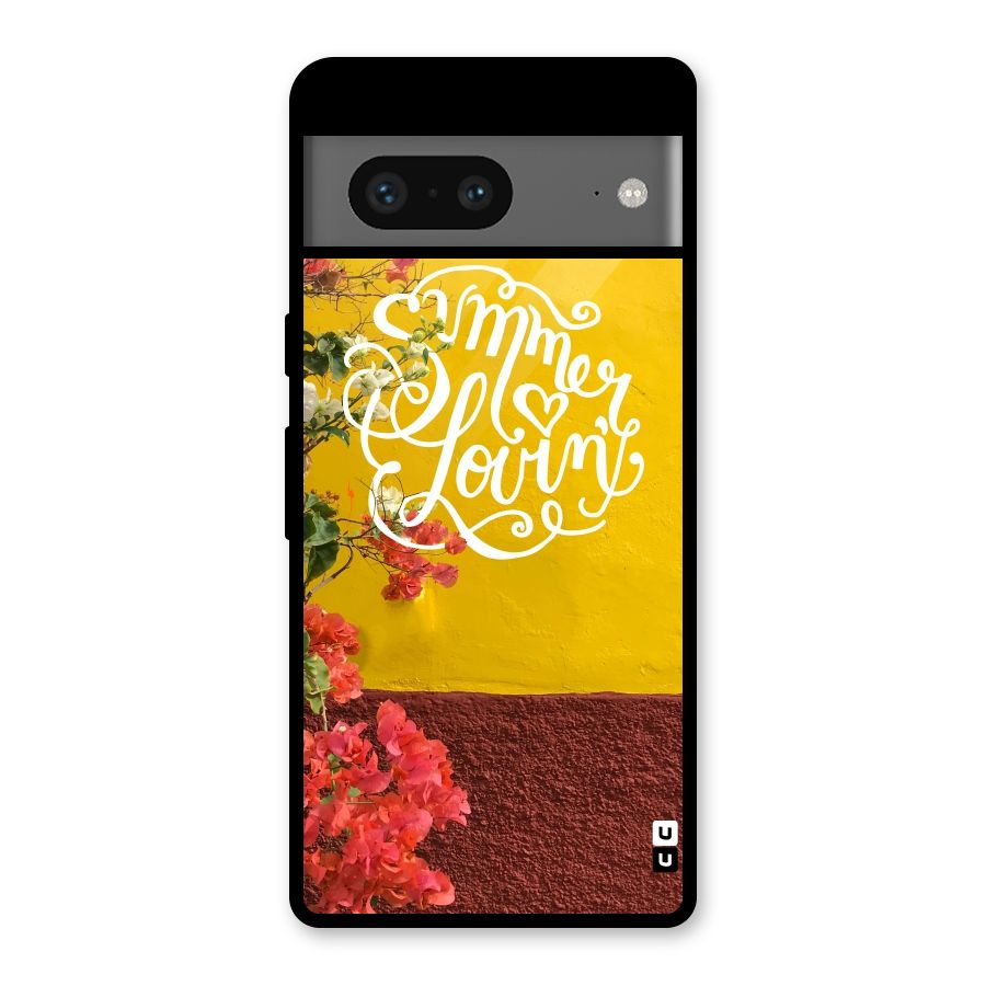 Summer Lovin Glass Back Case for Google Pixel 7