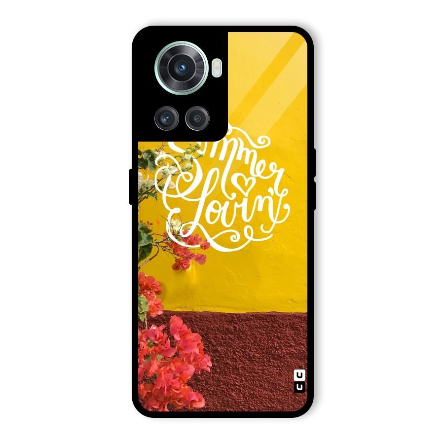Summer Lovin Glass Back Case for OnePlus 10R