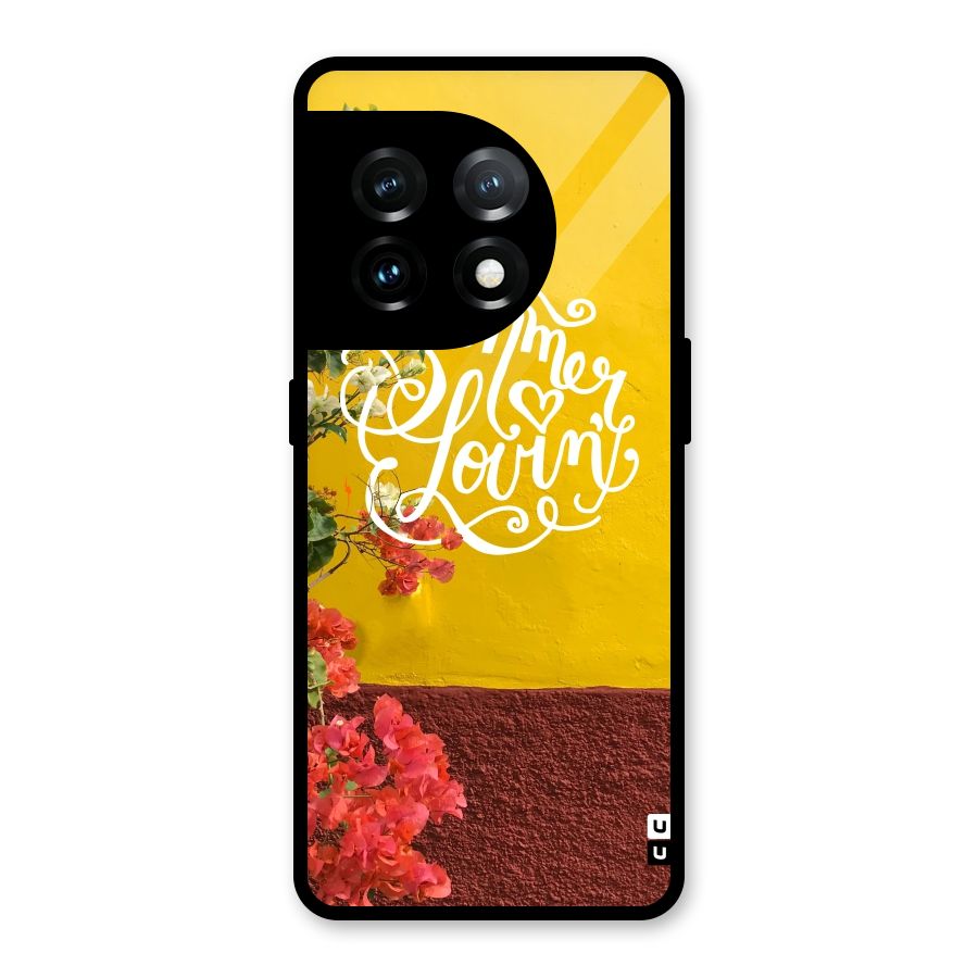 Summer Lovin Glass Back Case for OnePlus 11