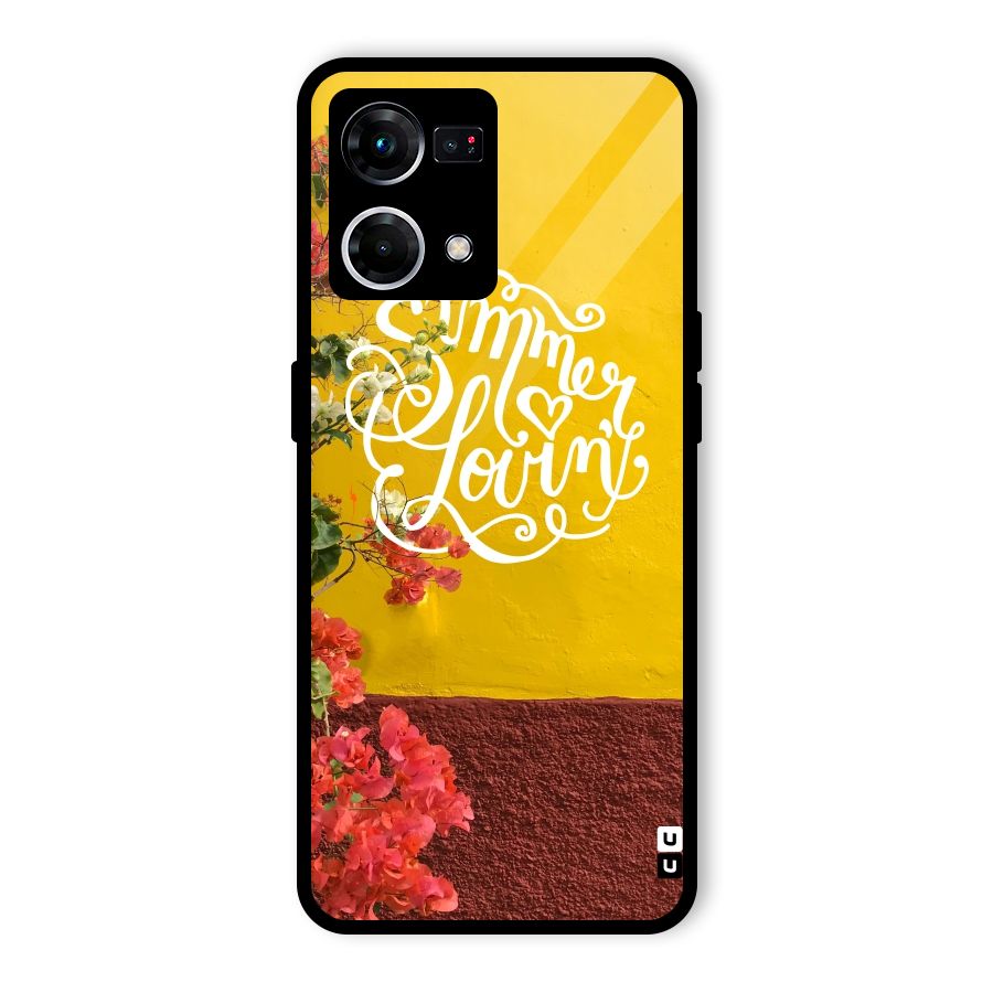 Summer Lovin Glass Back Case for Oppo F21 Pro 4G