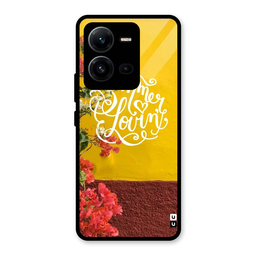 Summer Lovin Glass Back Case for Vivo V25