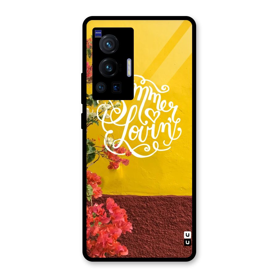 Summer Lovin Glass Back Case for Vivo X70 Pro