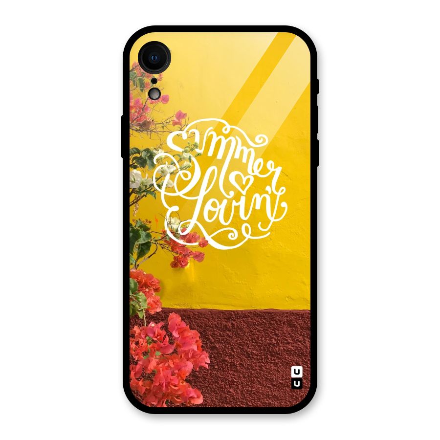 Summer Lovin Glass Back Case for XR