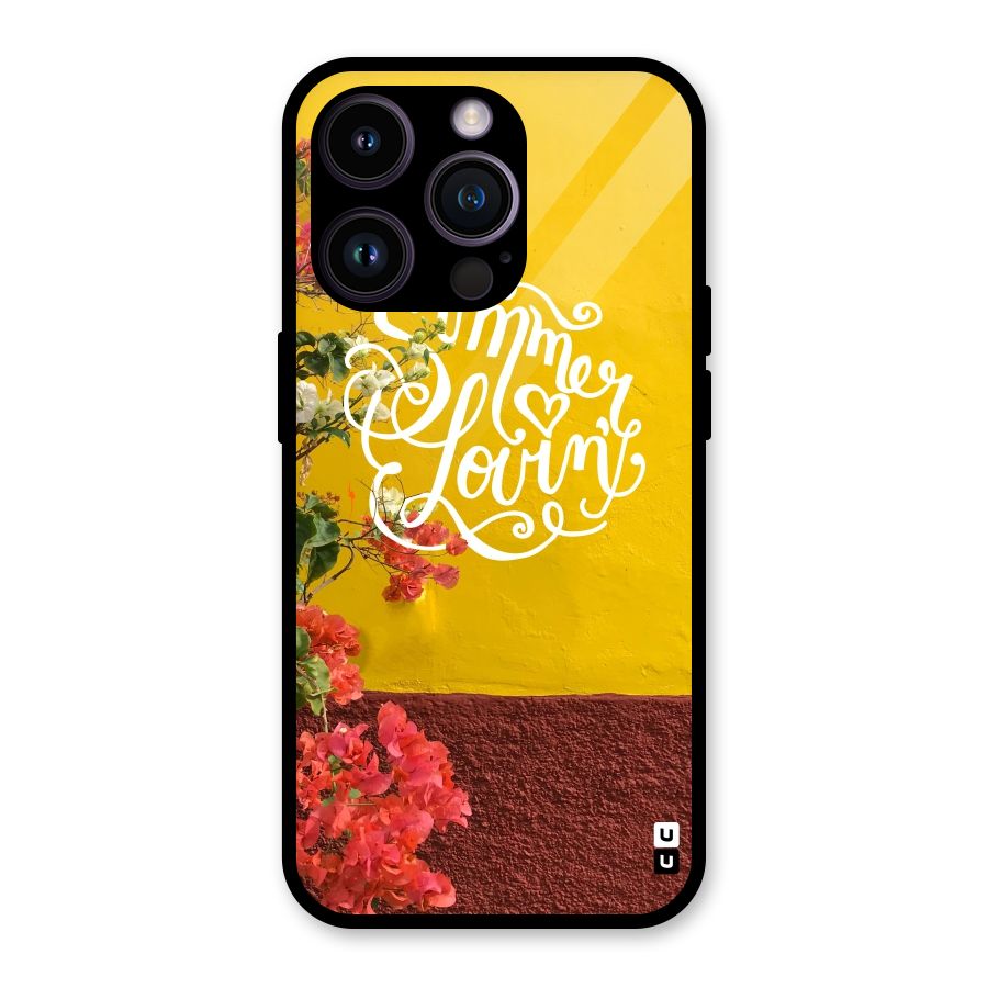 Summer Lovin Glass Back Case for iPhone 14 Pro