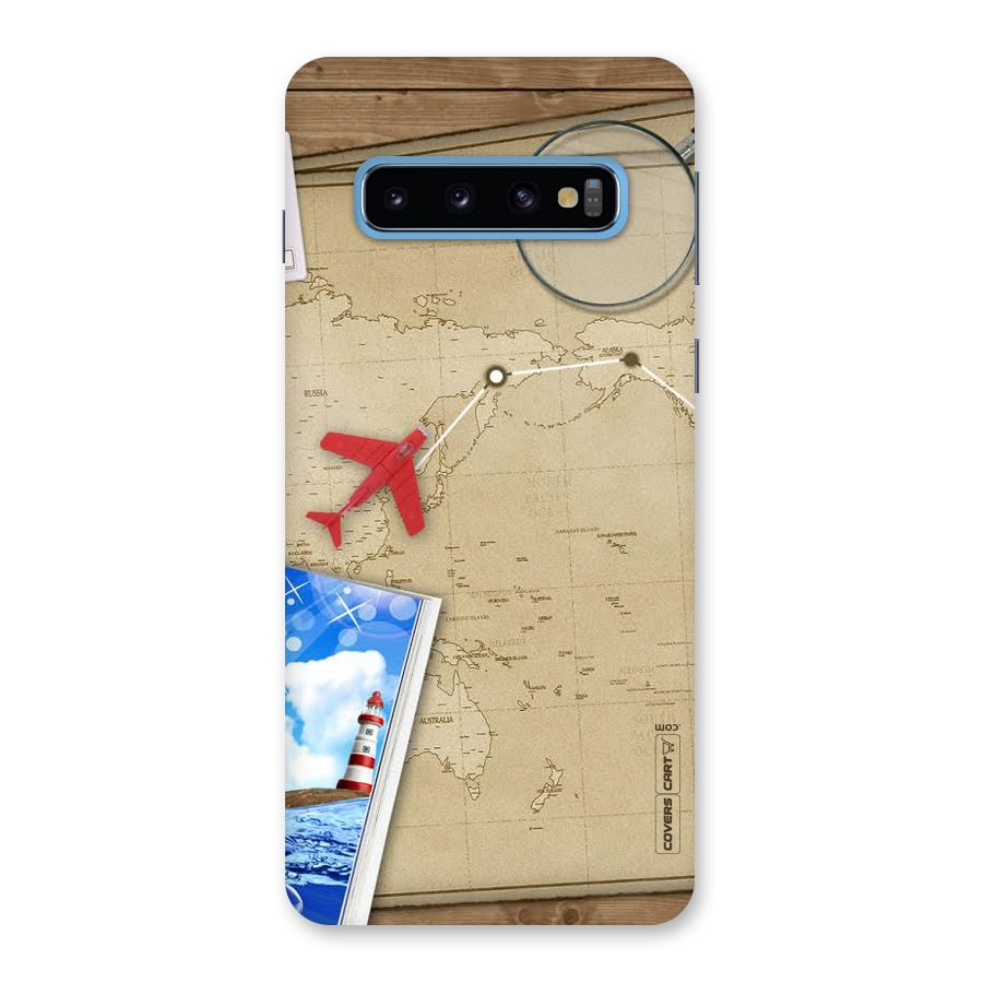 Summer Travel Back Case for Galaxy S10