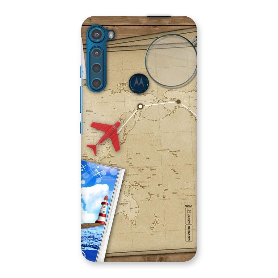 Summer Travel Back Case for Motorola One Fusion Plus