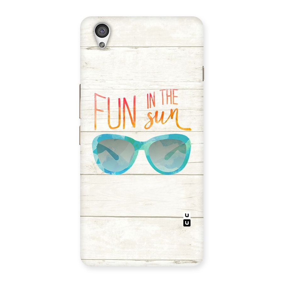 Sun Fun Back Case for OnePlus X
