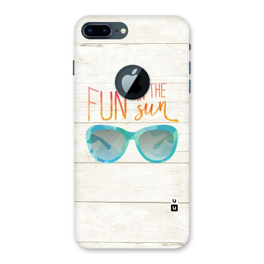 Sun Fun Back Case for iPhone 7 Plus Logo Cut