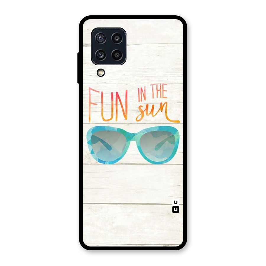 Sun Fun Glass Back Case for Galaxy M32